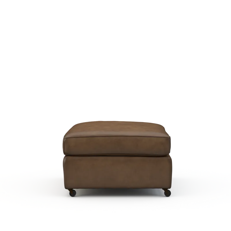 Leather Ottoman