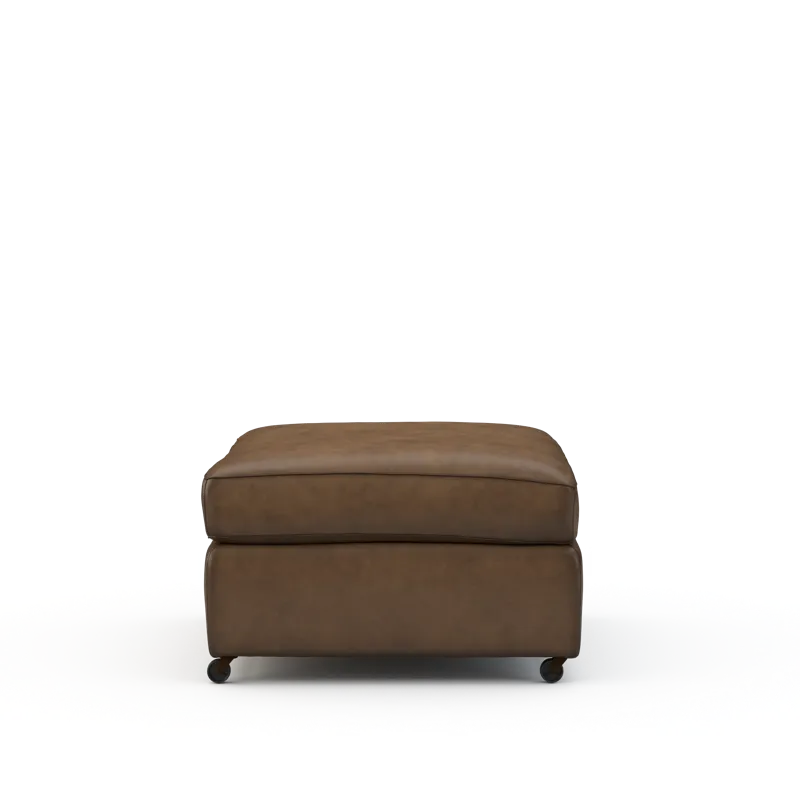 Leather Ottoman