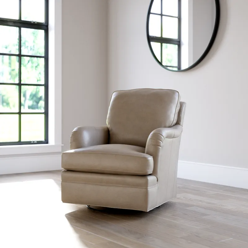 Leather Motion Swivel Chair
