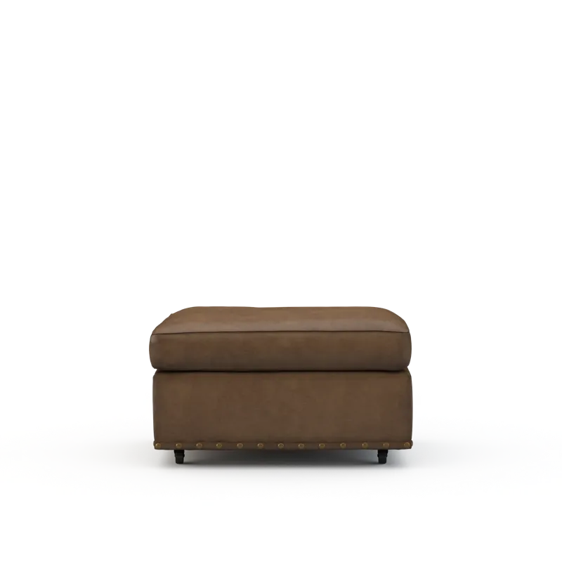 Leather Ottoman