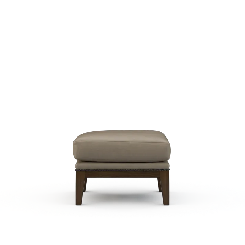 Leather Ottoman