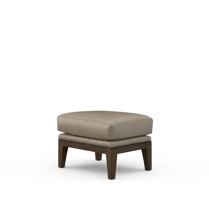 Leather Ottoman
