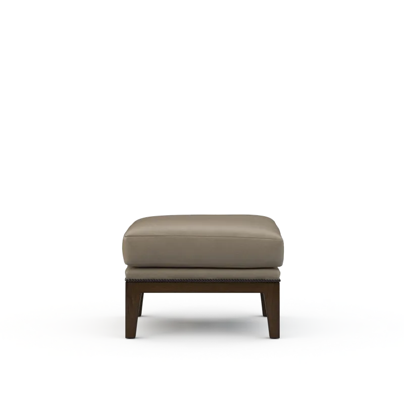 Leather Ottoman
