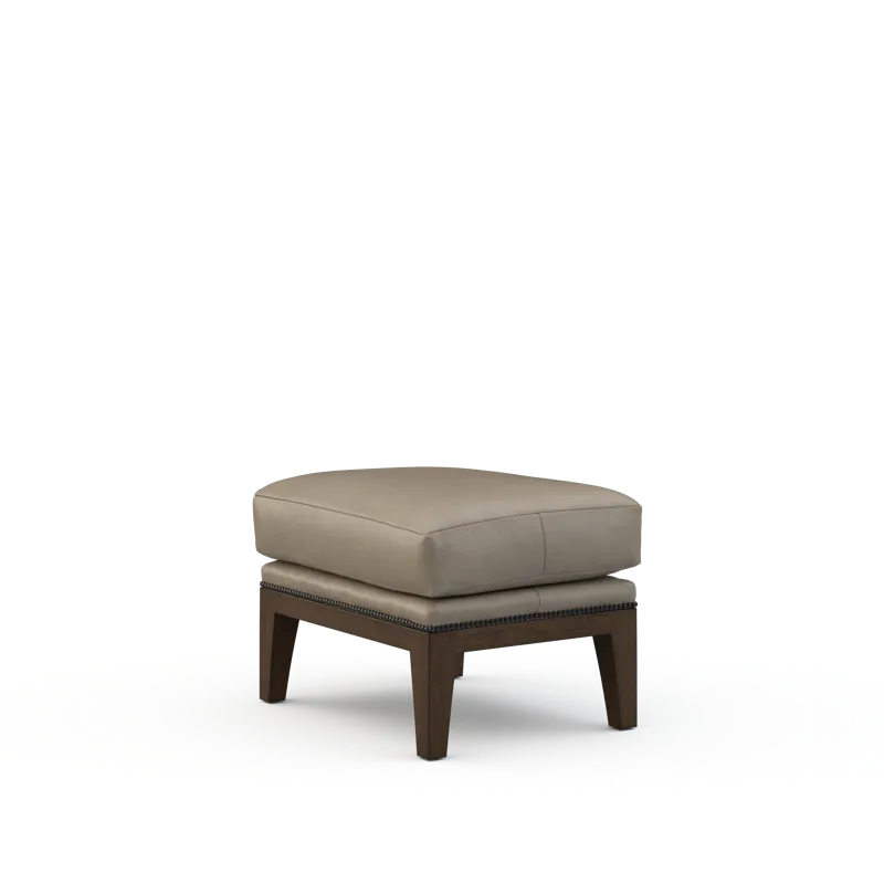 Leather Ottoman