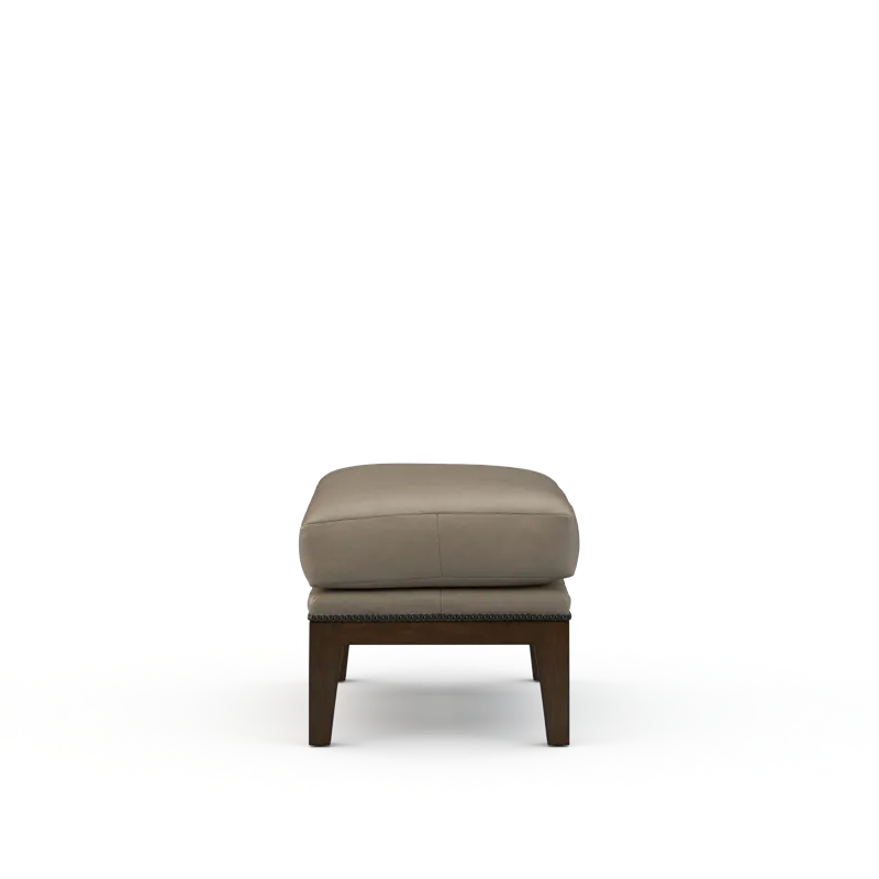Leather Ottoman