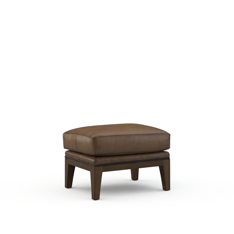 Leather Ottoman