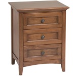 McKenzie 3-Drawer Nighstand
