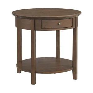 McKenzie Round End Table - Java