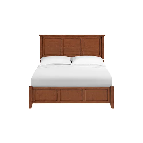 McKenzie Queen Classic Storage Bed - Glazed Antique Cherry