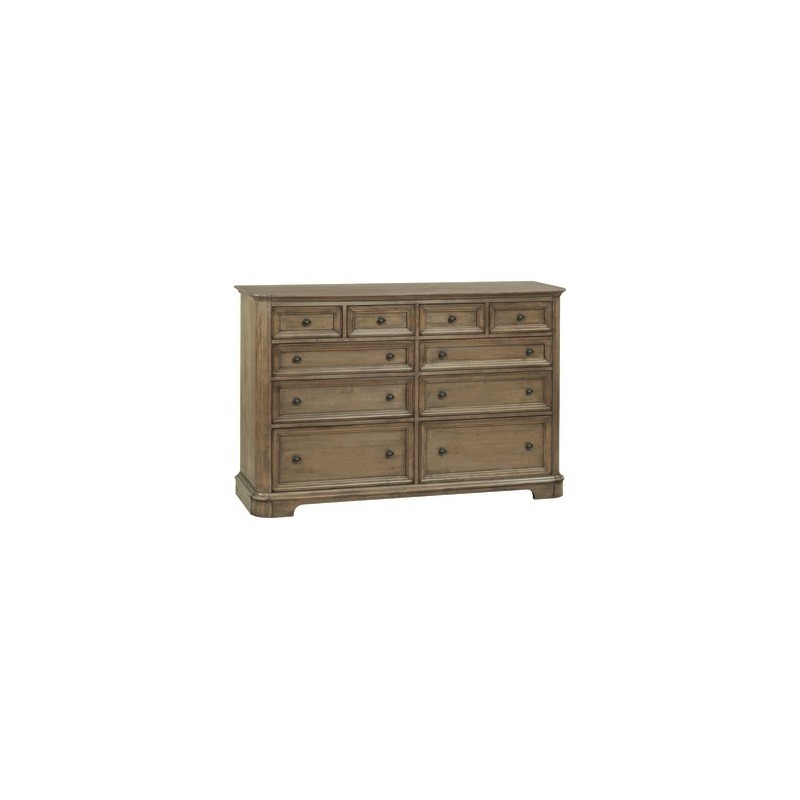 RGB 10‑Drawer Stonewood Dresser