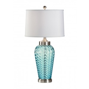 Crinkle Glass Lamp