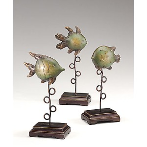 Plinthed Fish (set 3)