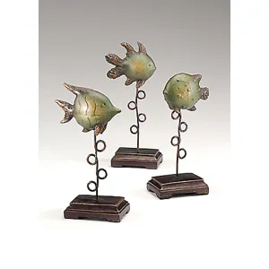 Plinthed Fish (set 3)