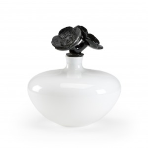Flowered Glass Jar (lg)