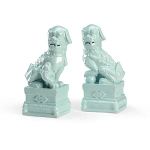 Foo Dogs Pair - Mint