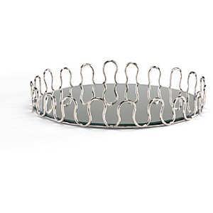 Curves Mirrored Tray