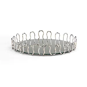 Curves Mirrored Tray