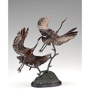 Cranes Take Off