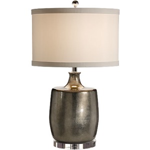 Silver Bottle Lamp