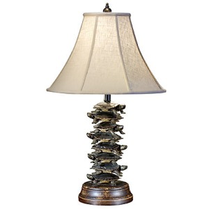 Tiered Turtles Lamp