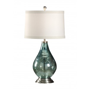 Hammered Glass Lamp
