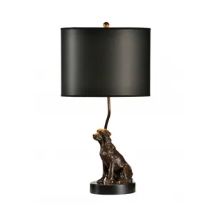 Lit Dog Lamp