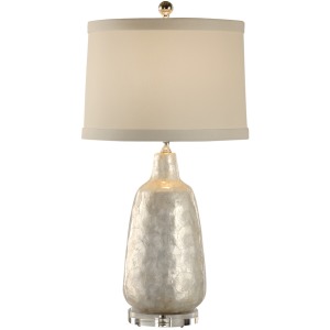 Shell Covered Urn Lamp