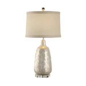 Shell Covered Urn Lamp