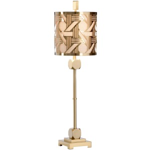 Hutton Slim Lamp - Brass