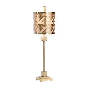 Hutton Slim Lamp - Brass
