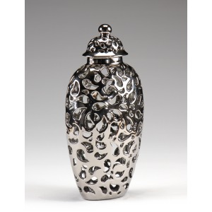 Pierced Jar With Lid