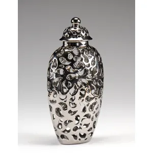 Pierced Jar With Lid