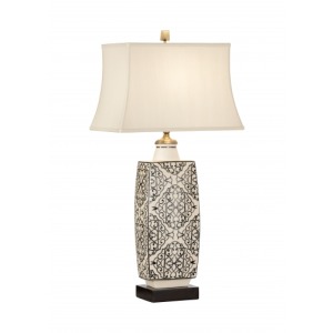Embroidered Bottle Lamp-black