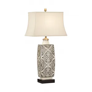 Embroidered Bottle Lamp-black