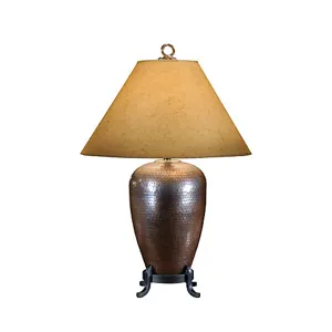 Hammered Copper Lamp