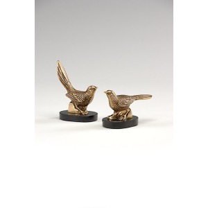 Plinthed Birds (pair)