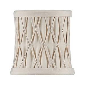 Taupe Silk Chandelier Shade