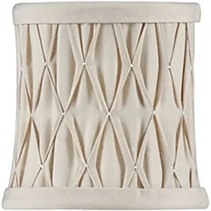 Taupe Silk Chandelier Shade