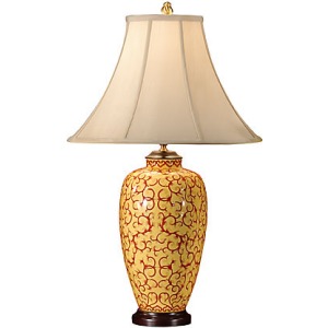 Red On Yellow Lamp