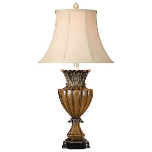 Crackle Urn Lamp