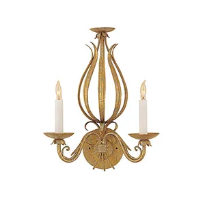Gold And Scrolls Sconce