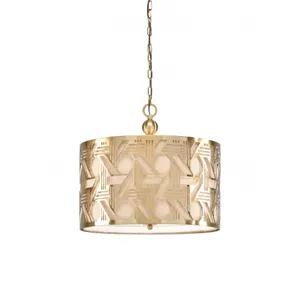 Hutton Pendant - Brass