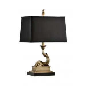 Mounted Dolphin Lamp-left
