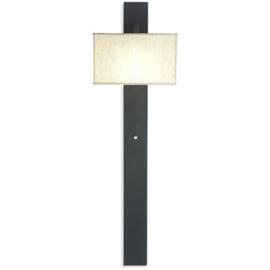 Flat Wall Sconce Black