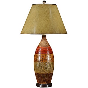 Textured Bottle Lamp