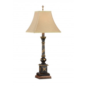 Painted Candlestick Lamp