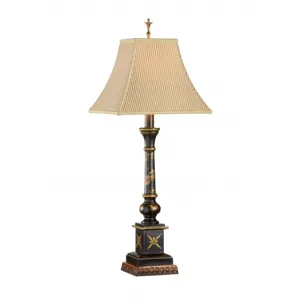 Painted Candlestick Lamp