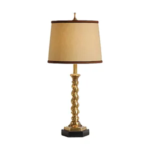 Rope Twist Candlestick Lamp