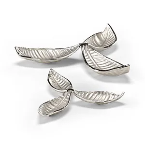 Tri Leaf Bowls S/2