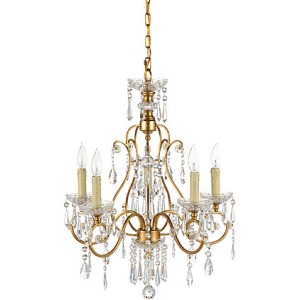 Gold And Crystals Chandelier